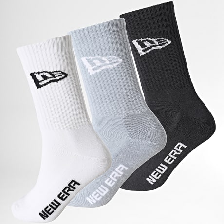 New Era - Pack de 3 Pares de Calcetines 60771256 Blanco Azul claro Azul marino