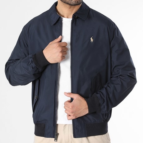 Polo Ralph Lauren - Veste Zippée Original Player Bleu Marine
