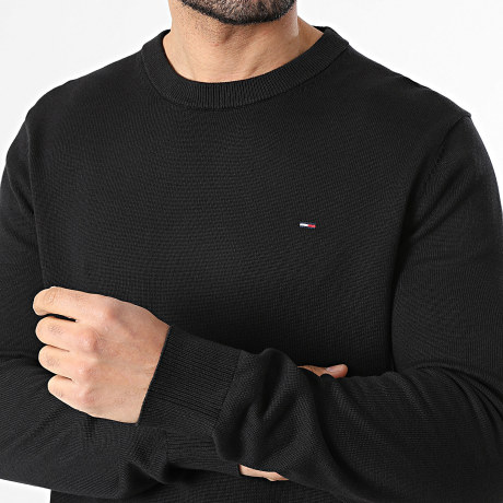 Tommy Jeans - Jersey Slim Essential 2853 Negro