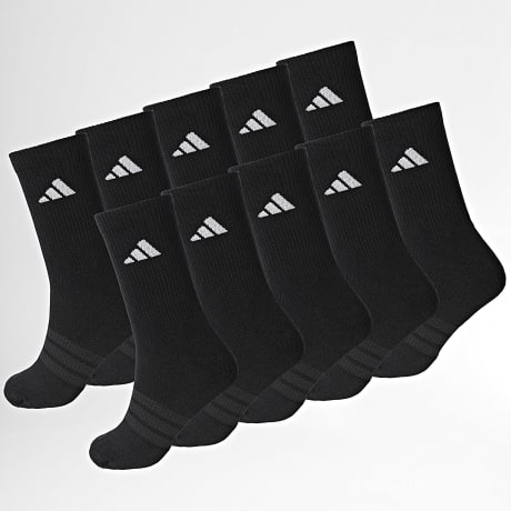 Adidas Performance - Pack de 10 Pares de Calcetines Essential Crew KS5525 Negro