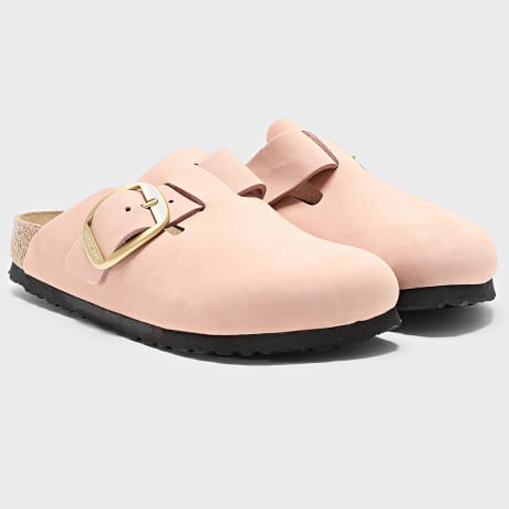 BIRKENSTOCK - Damen Sandalen Boston Big Buckle Soft Pink