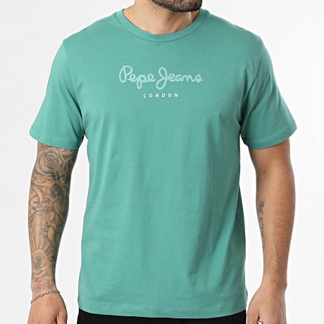 Pepe Jeans - Tee Shirt Regular Fit Eggo PM5010178 Vert