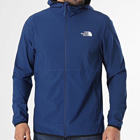 The North Face - Cortavientos con capucha A8CS7 Azul Marino