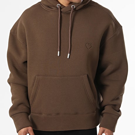 ADJ - Sweat Capuche 225 Marron