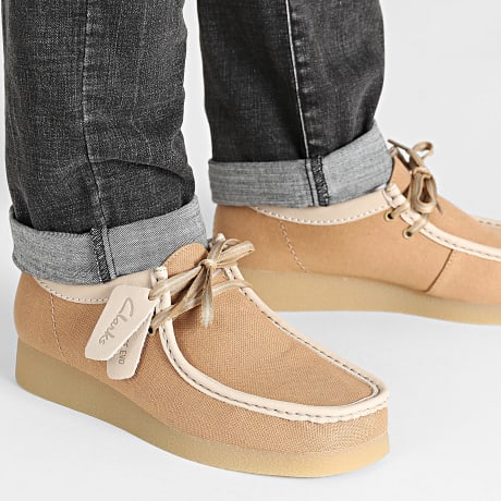 Clarks - Wallabee Evo Shoes Tan Combi
