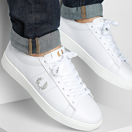 Fred Perry - Baskets Spencer Leather B4334 White