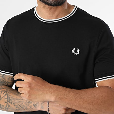 Fred Perry - Tee Shirt Twin Tipped M1588V Noir