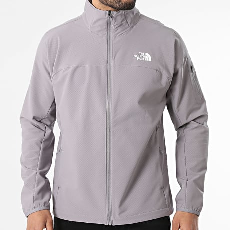 The North Face - Chaqueta Cremallera Tek App A8B58 Gris
