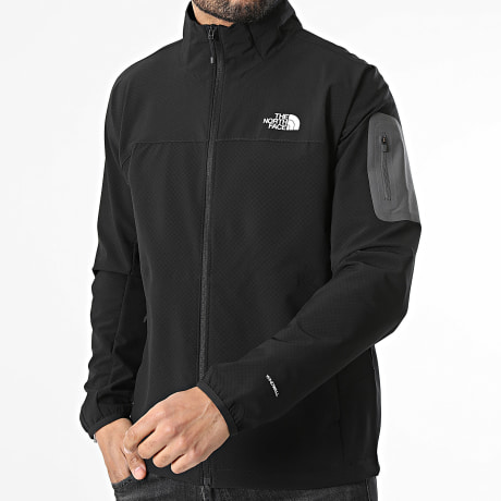 The North Face - Chaqueta Cremallera Tek App A8B58 Negro