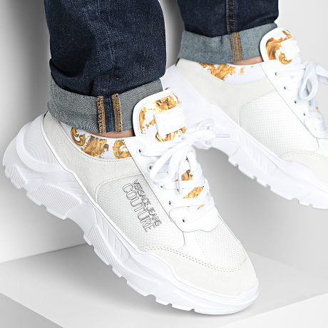 Versace Jeans Couture - Baskets Fondo Speedtrack YA3SC1-ZSD93 White Renaissance