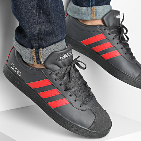 Adidas Sportswear - Baskets VL Court Audi Revolut KI6080 Utility Black Hi-Res Red Chalk Pearl