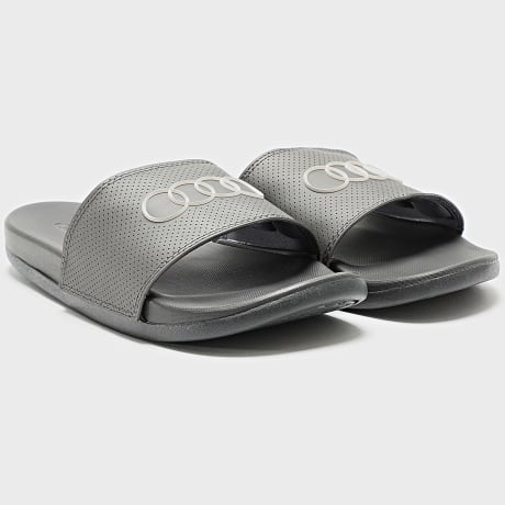 Adidas Sportswear - Claquettes Adilette Comfort Audi KI6084 Utility Black Chalk Pearl