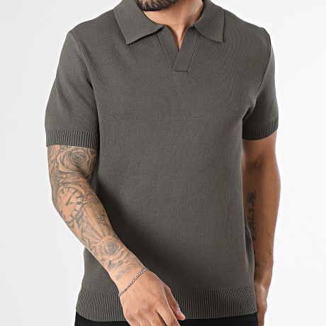 Frilivin - Polo Kurzarm Masche 044 Khaki Grün