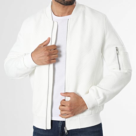 Frilivin - Chaqueta con cremallera Beige Claro