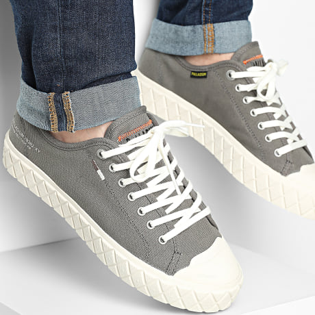 Palladium - Zapatillas Palla Ace Washed 79382 Metal Black