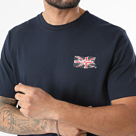 Pepe Jeans - Tee Shirt Small Flag PM5010311 Bleu Marine