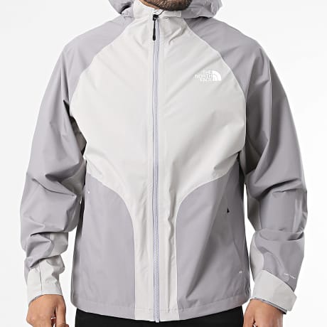 The North Face - Chaqueta con capucha y cremallera Nse Rain A8G90 gris