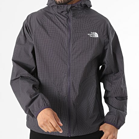 The North Face - Cortavientos A Cuadros Endless A8GE4 Violeta
