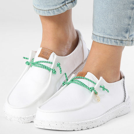 Hey Dude - Mocassins Dames Wendy Getaway Lace White