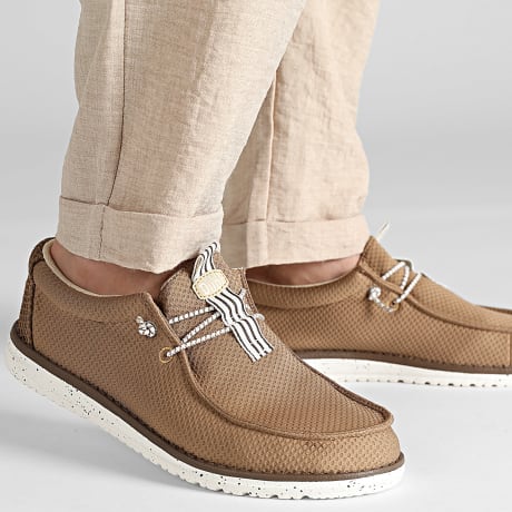Hey Dude - Mocassins Wally Mesh Neutrals Malt Brown Multi