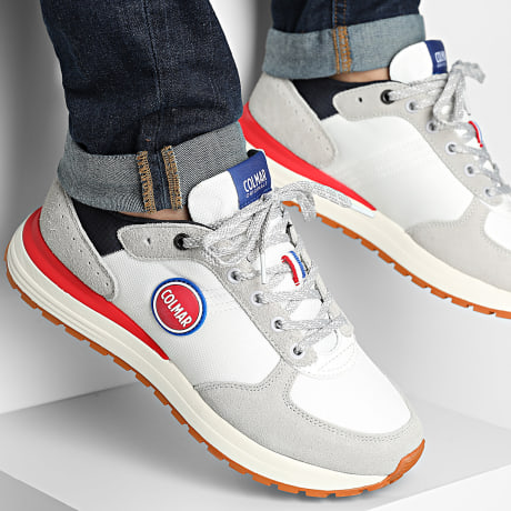 Colmar - Sneakers Travis Originals 014 Bianco Rosso Navy
