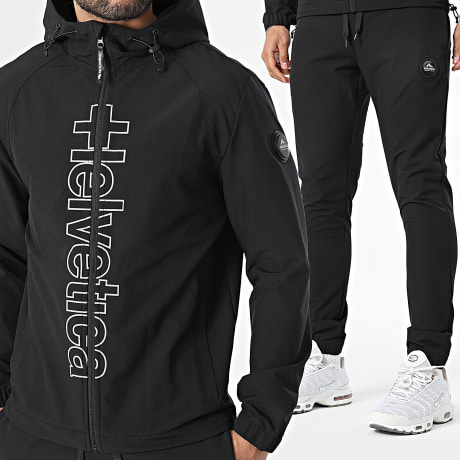 Helvetica - Co-ord Set Trainingspak Bahia Havane Zwart