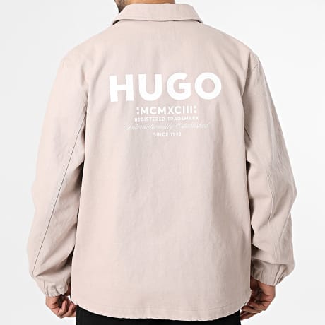 Hugo Azul - Chaqueta Abotonada Biyo 50561998 Beige