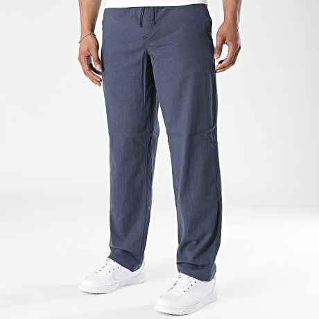 Jack And Jones - Calça Estival Loose Fit Karl Breeze Azul Marinho