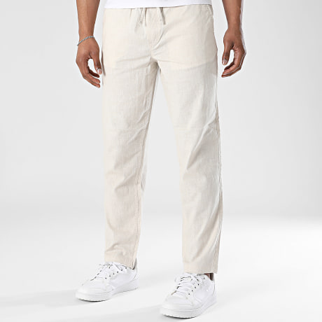 Jack And Jones - Calça Estival Stace Dave Breeze Bege