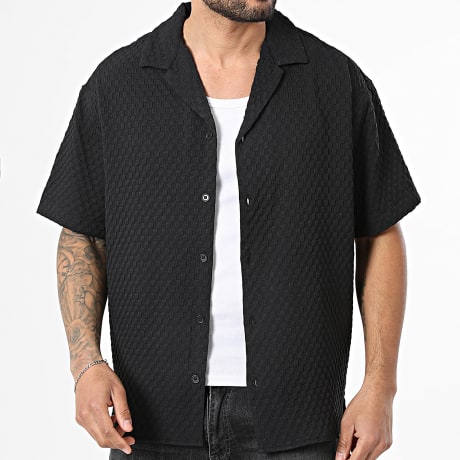 Jack And Jones - Camisa Manga Corta Estival Sean Negro