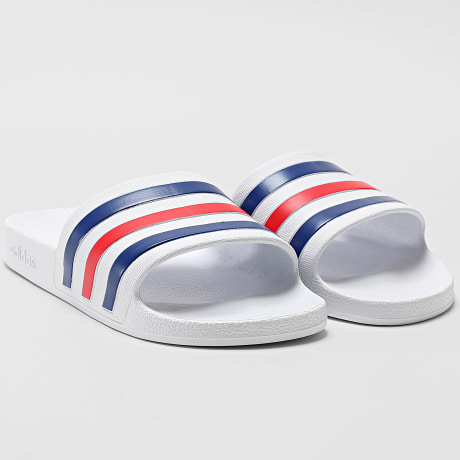 Adidas Sportkleding - Adilette Aqua HQ2448 slippers Footwear wit rood blauw