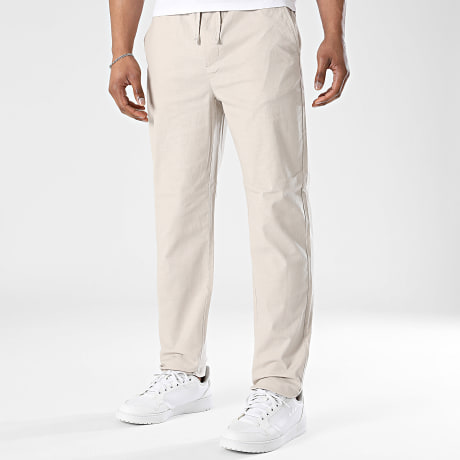 Only And Sons - Pantalon Slim Reid Linus Beige Clair