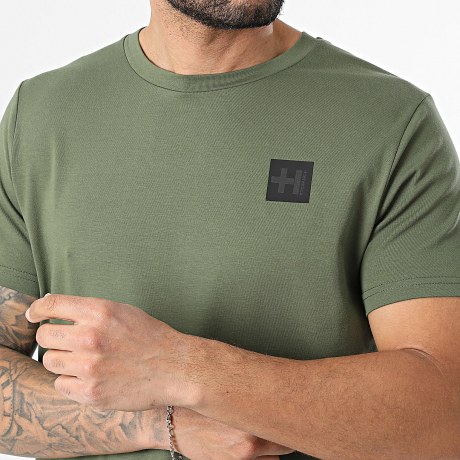 Helvetica - T-Shirt Foster 12 Legergroen