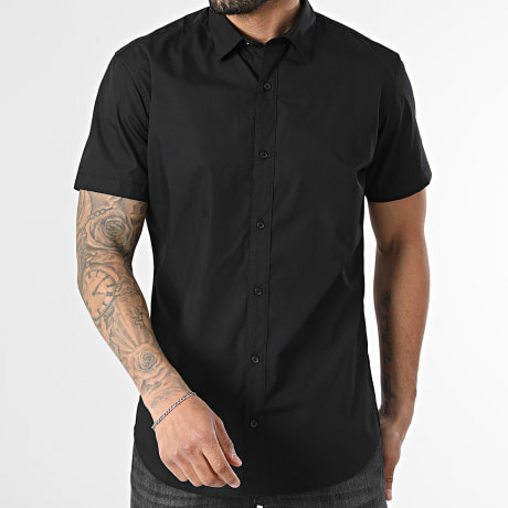 Jack And Jones - Chemise Manches Courtes Joe Noir