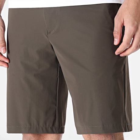 KZR - Pantalón Corto Chino 216 Verde Kaki Oscuro