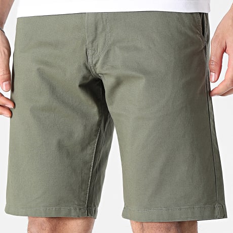 Tiffosi - Short Chino Slim 10064541 Verde Kaki