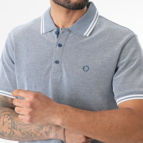 Tiffosi - Polo Maniche Corte Theo 10064381 Blu Navy Mélange