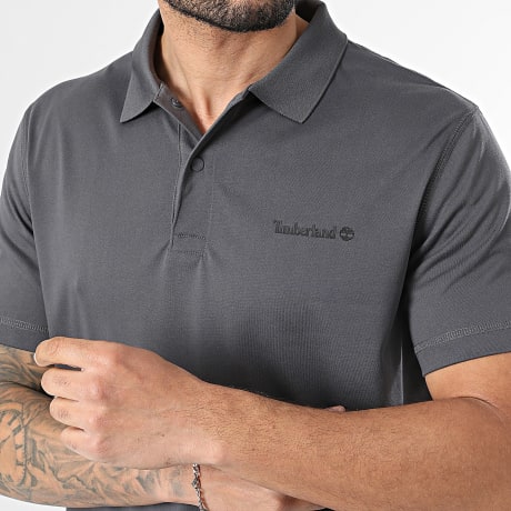 Timberland - Polo de Manga Corta Quick-Dry A679B Gris Antracita