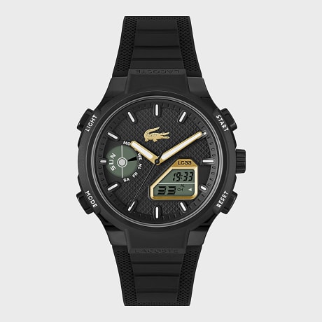 Lacoste - Horloge LC33 Zwart Wit Goud