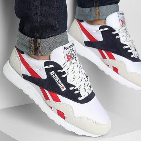 Reebok - Sneakers Classic Nylon 100209146 White Vector Navy Prince Red X SUPERLACED