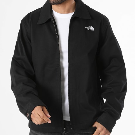 The North Face - Chaqueta Zippée Twill Collared A8G99 Negro