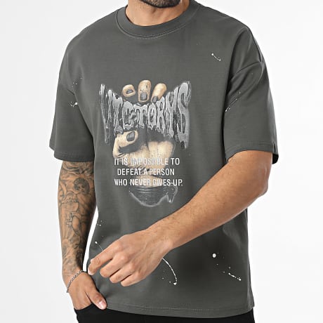 Uniplay - T-Shirt Oversize 127 Cinza Antracite