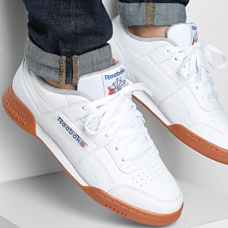 Reebok - Zapatillas Workout Plus 100244983 Calzado Blanco Vector Azul Vector Rojo