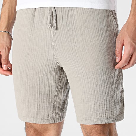 Jack And Jones - Short Jogging Jaiden Patras Beige Foncé