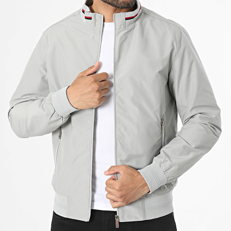 Kymaxx - Chaqueta con Cremallera Gris