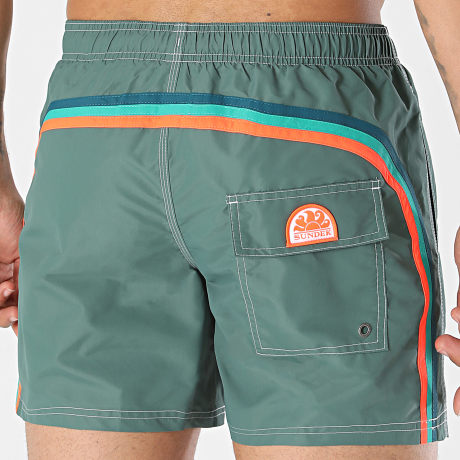 Sundek - Pantalón Corto de baño M504BDTA100 Verde Oscuro
