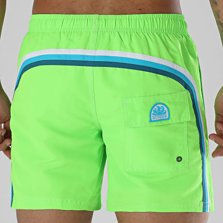 Sundek - Pantalón Corto de baño M504BDTA100 Verde Fluor