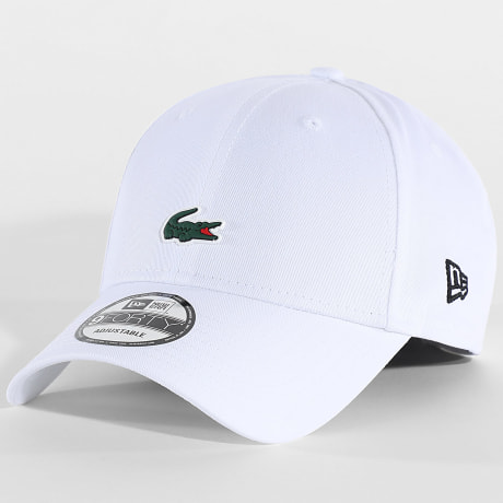 Lacoste - Pet Logo Krokodil Wit x New Era