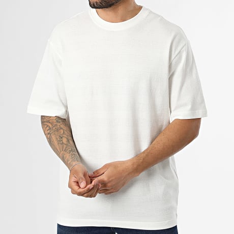Only And Sons - Texturiertes T-Shirt Bane Hellbeige