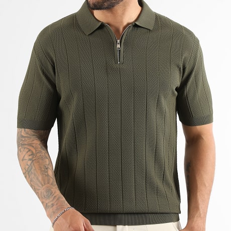 LBO - Polo Mesh Korte Mouw 0786 Kaki Groen